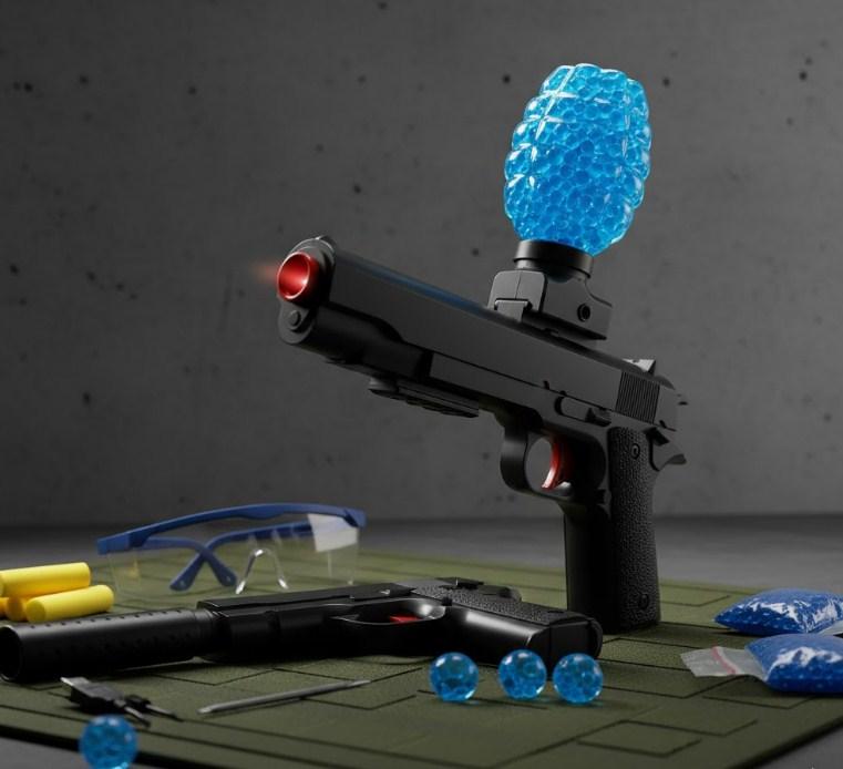 Пістолет, Гвинтівка, іграшкова зброя, на гелевих кульках (арбізи) Kruzzel 20449, фото 1