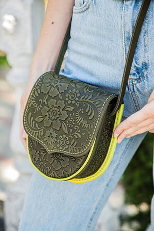 Шкіряна міні-сумочка "Софійка"