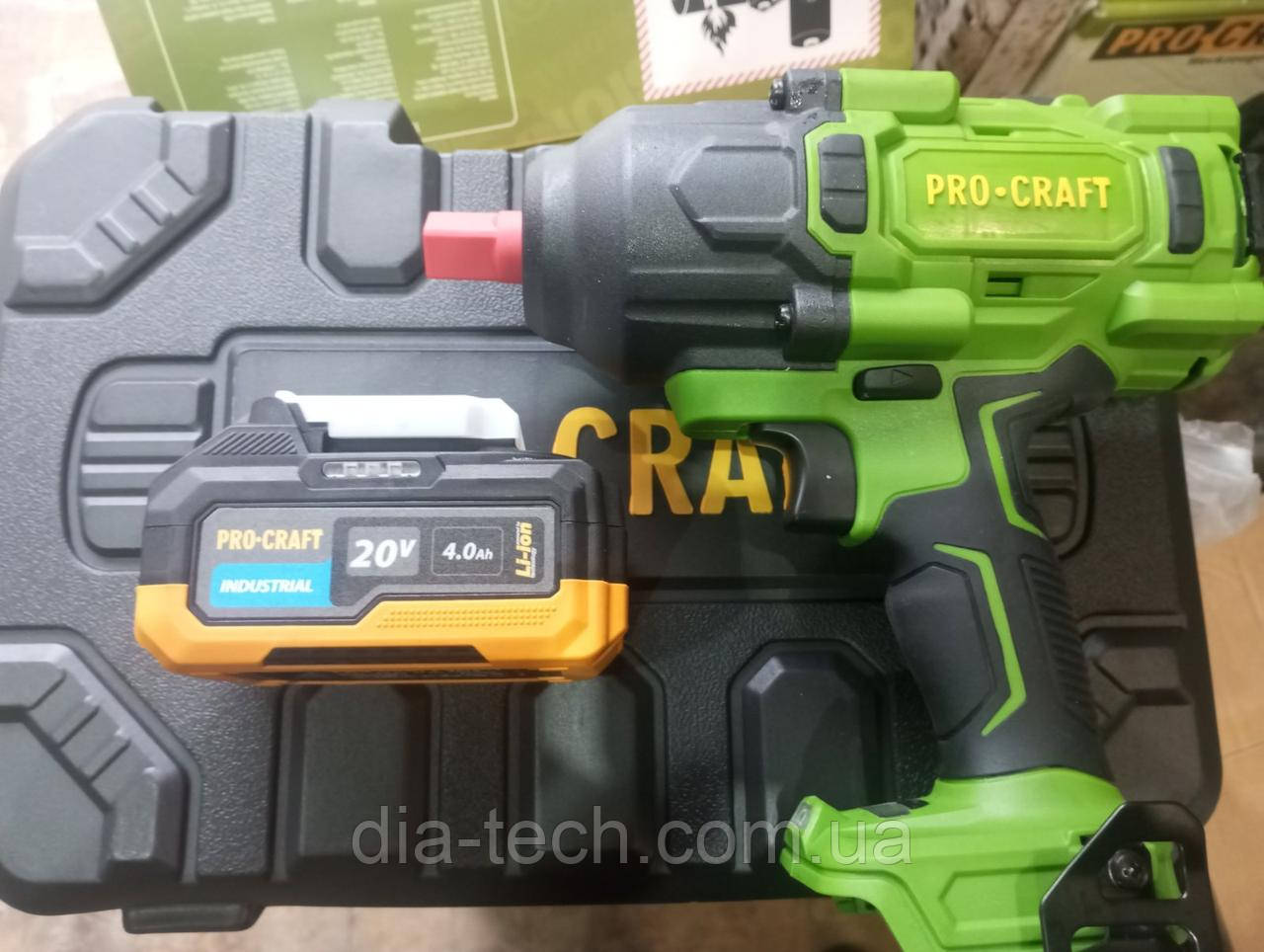 Акумуляторний гайковерт Procraft PWA80 Кейс (з 1 АКБ та ЗП), фото 1