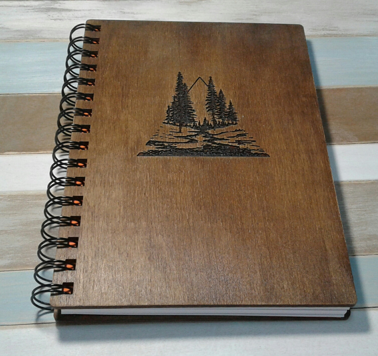 Дерев'яний блокнот ЛАС тонований, фото 1