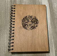 Дерев'яний блокнот КОЛІРНИЙ КРУГ тонований