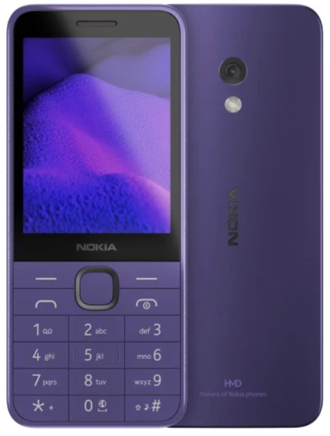 Телефон Nokia 235 4G TA-1614 DS 2024 Purple UA UCRF