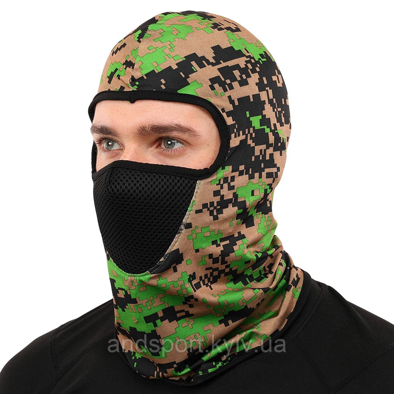 Підшоломник балаклава SP-Sport MS-9291 камуфляж Woodland Код MS-9291