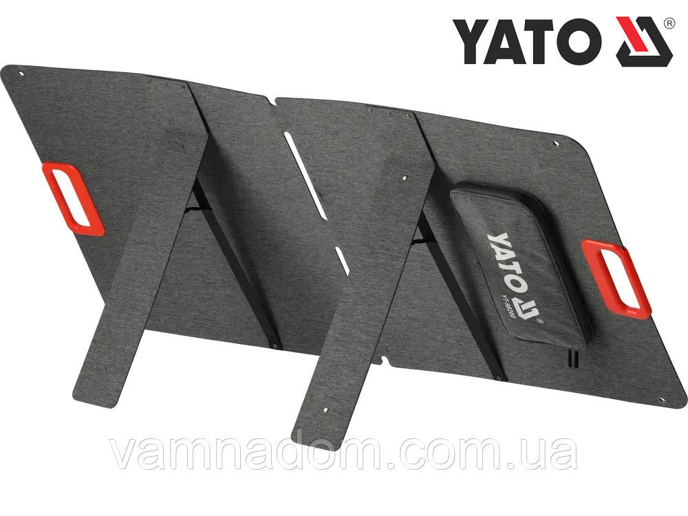 Складана сонячна панель 100 Вт YATO YT-98200, фото 1