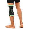 Наколенник бандаж еластичний SP-Sport ST-2501 S-XL 1шт сірий-салатовий Код ST-2501, фото 6