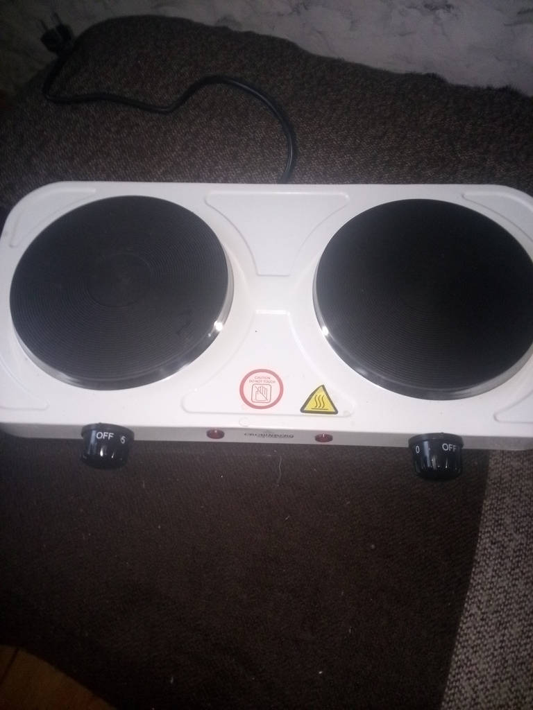 Плита електрична двокомфоркова дискова RAF R8020A/2020A з регулюванням потужностей iC227 - фото покупців 1