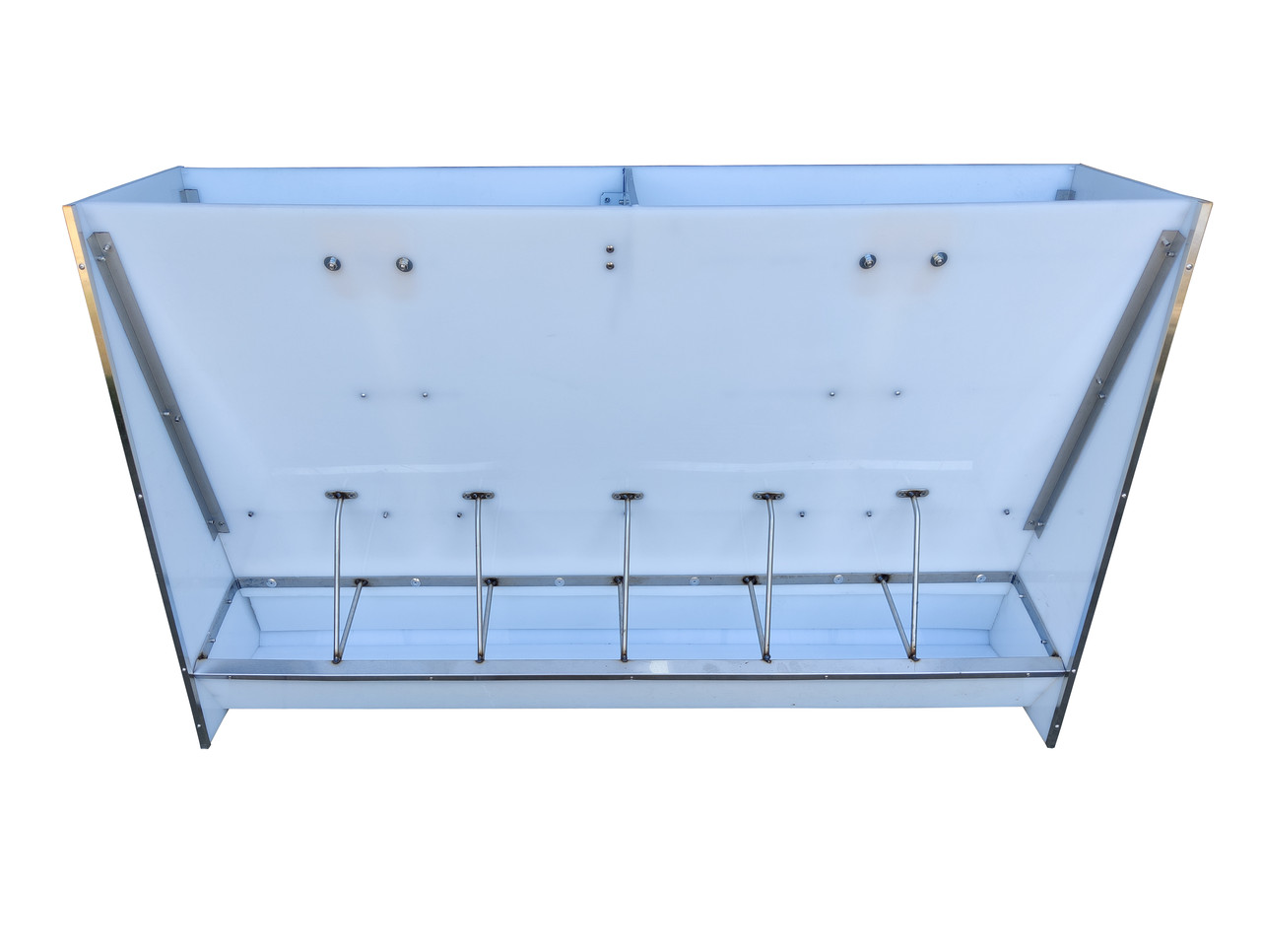 Бункерна годівниця для дорощування свиней пластикова до 60 голів, фото 1