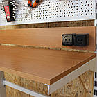 Слюсарний верстат СМ ТИП 1-1900-1500-500, верстат для монтажу, верстак металевий, монтажний верстат на СТО, фото 9