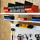 Слюсарний верстат СМ ТИП 2-1900-1500-400, стіл в майстерню, монтажний стіл, верстак металевий, робочий стіл, фото 4