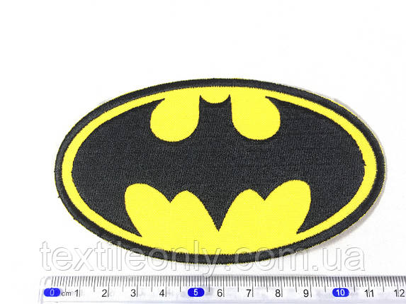 Нашивка Batman Бетмен 123х70 мм, фото 2