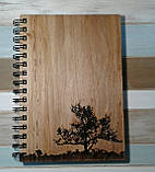 Дерев'яний блокнот САВАНА тонований, фото 2