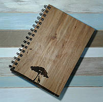 Дерев'яний блокнот САВАНА 2 тонований