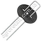 Підкладка для скоб для кріплення агроволокна 50 шт, фото 4