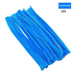 Синельний дріт для рукоділля 100 шт колір блакитний