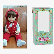 Лялька "TK Group" (висота: 50 см, гумова, імітація скляних очей, пустушка, пляшечка, памперс, взуття) QM 24119, фото 2