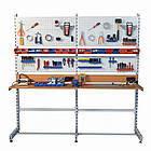 Стіл в майстерню СМ ТИП 4-1900-1500-500, верстат слюсарний, верстат для майстерні, верстак металевий, фото 2