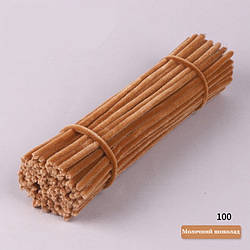 Синельний дріт для рукоділля велюровий 100 шт колір молочний шоколад