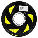Пластик UA3D PLA+  Fluo YELLOW (RAL 1018), 1.75мм, 1кг, 330м, 190-220°C, Жовтий флуоресцентний філамент для 3D-друку, фото 3