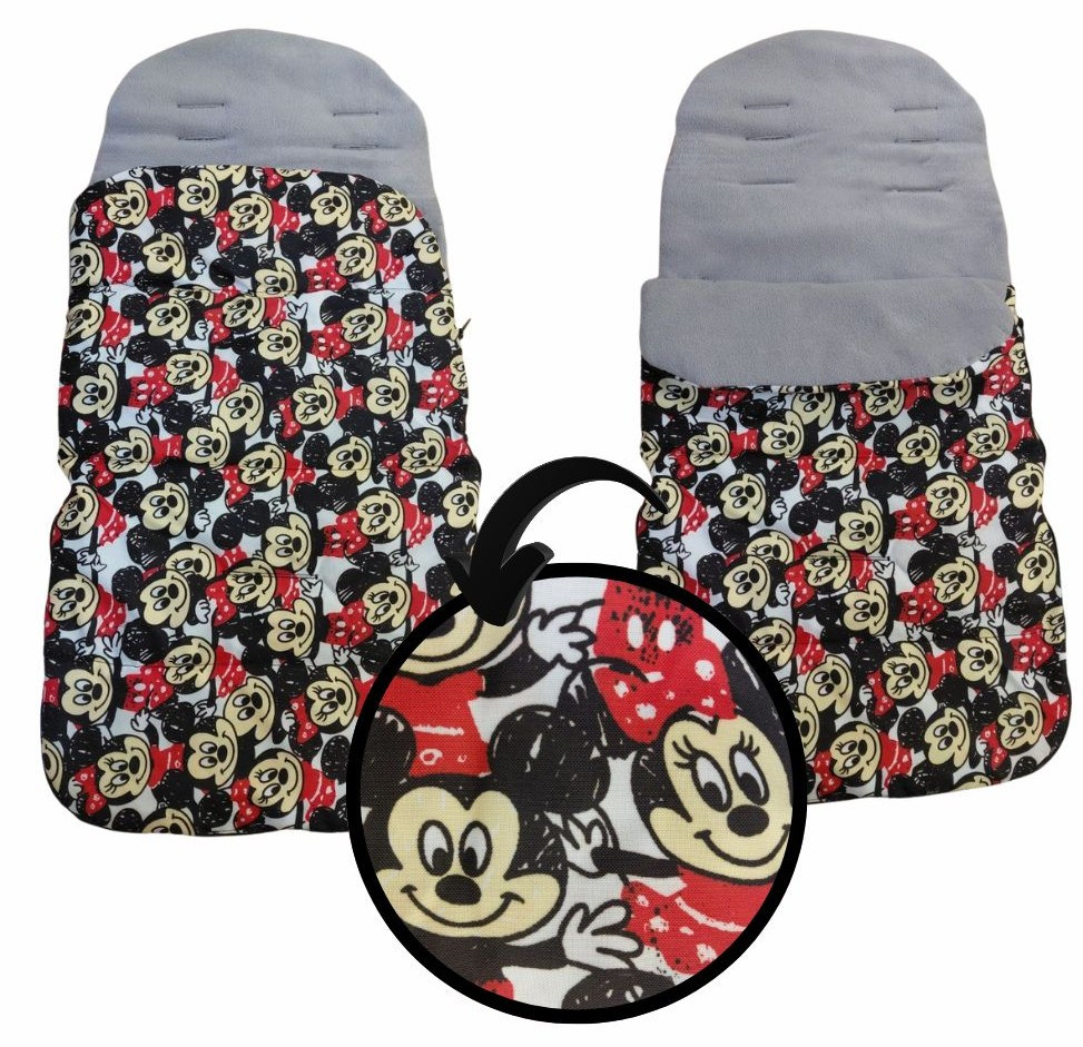 Теплий конверт на флісі Дісней Мінні Adamex для коляски та санок 1000088, фото 1