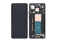 Дисплей для Motorola Moto Edge 40 (XT2303) із сенсором чорний + рамка P-OLED оригінал (54)