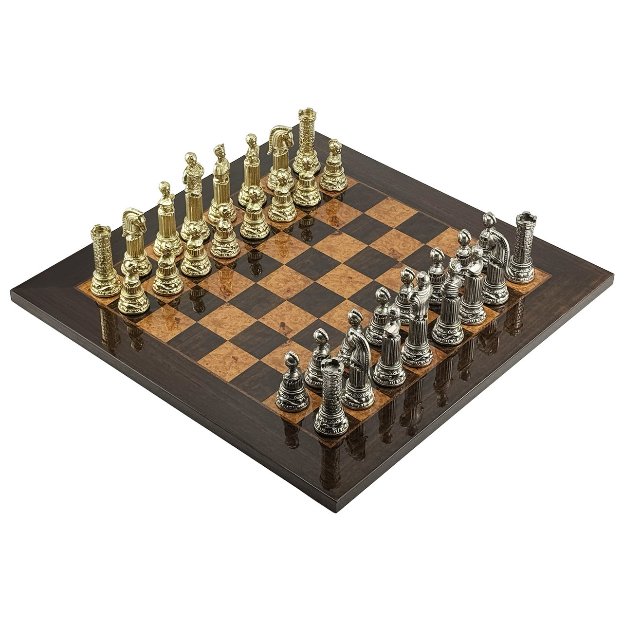 Шахова дерев'яна дошка з тематичними фігурами від італійського бренду Italfama, фото 1