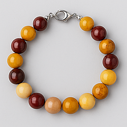 Мукаїт яшма Ø8 браслет, 0481ТМ