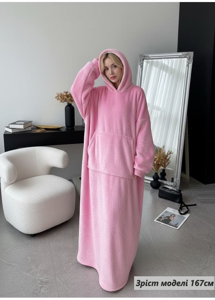 Підлітковий худі-плет із рукавами дуже теплий махровий, фото 1