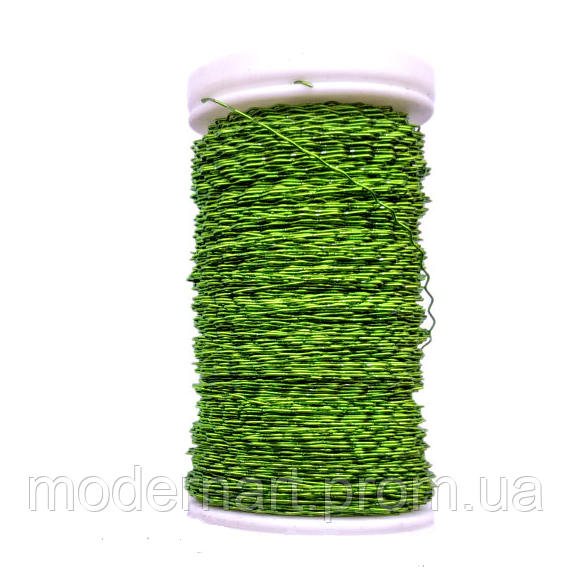 Проволока Бульонка (50 гр; 0,3 мм) зеленая - фото 1 - id-p491663596