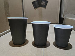 175 мл, стакан паперовий, одноразовий, кавовий, паперовий, картонний, для кави