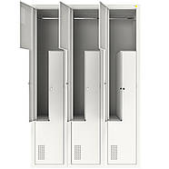 Шафа для одягу металева ШОМ-Л-400/3/6, фото 4