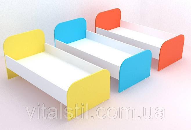 Ліжко дитяче одномісне 1436х636х615 мм без матраца для дитячого саду