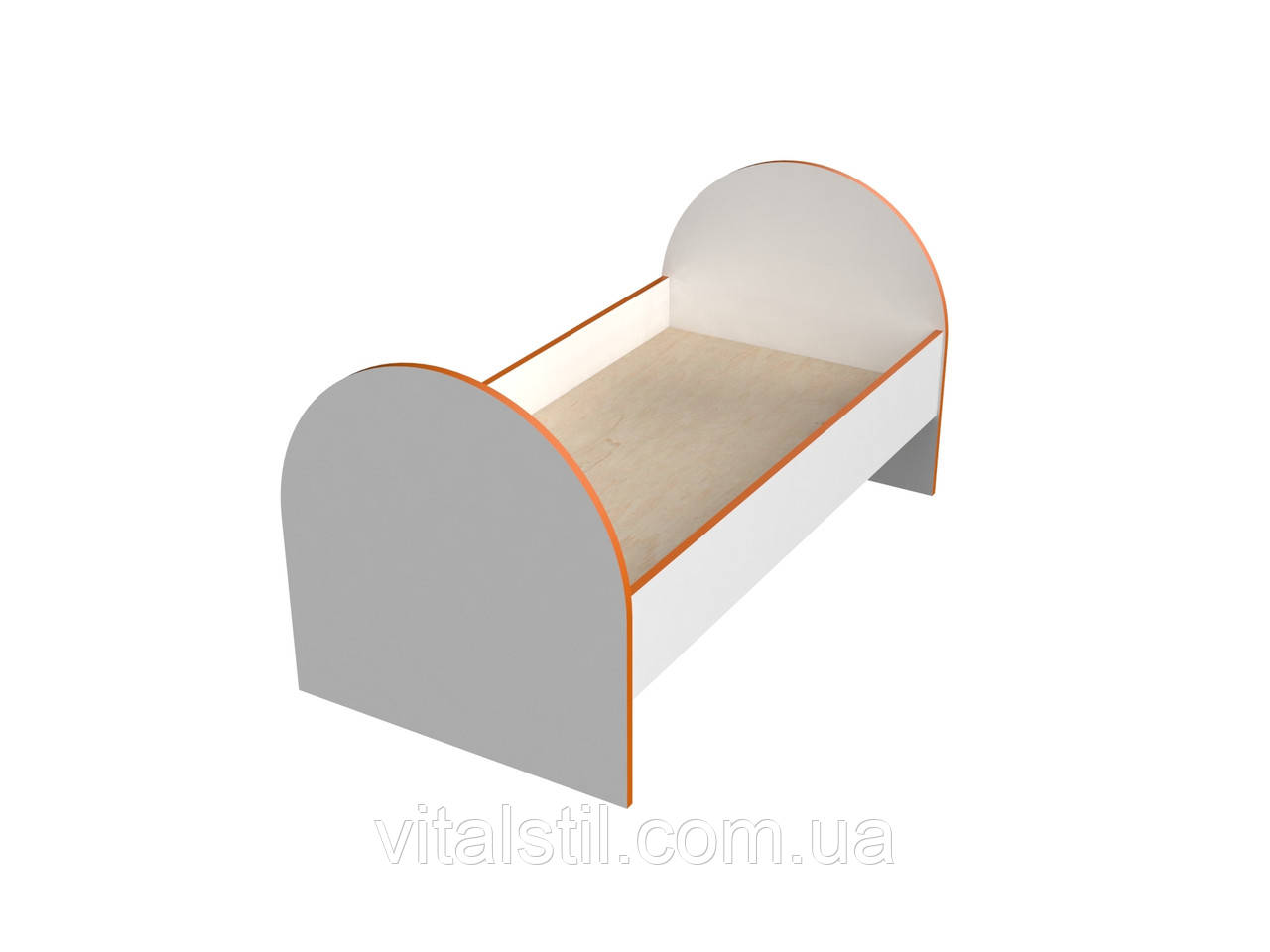 Ліжко дитяче одномісне 1436х636х615 мм без матраца для дитячого саду