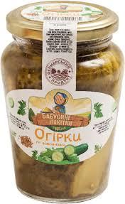 Огірки по діжонськи Бабусині лакітки, 350 г, фото 1