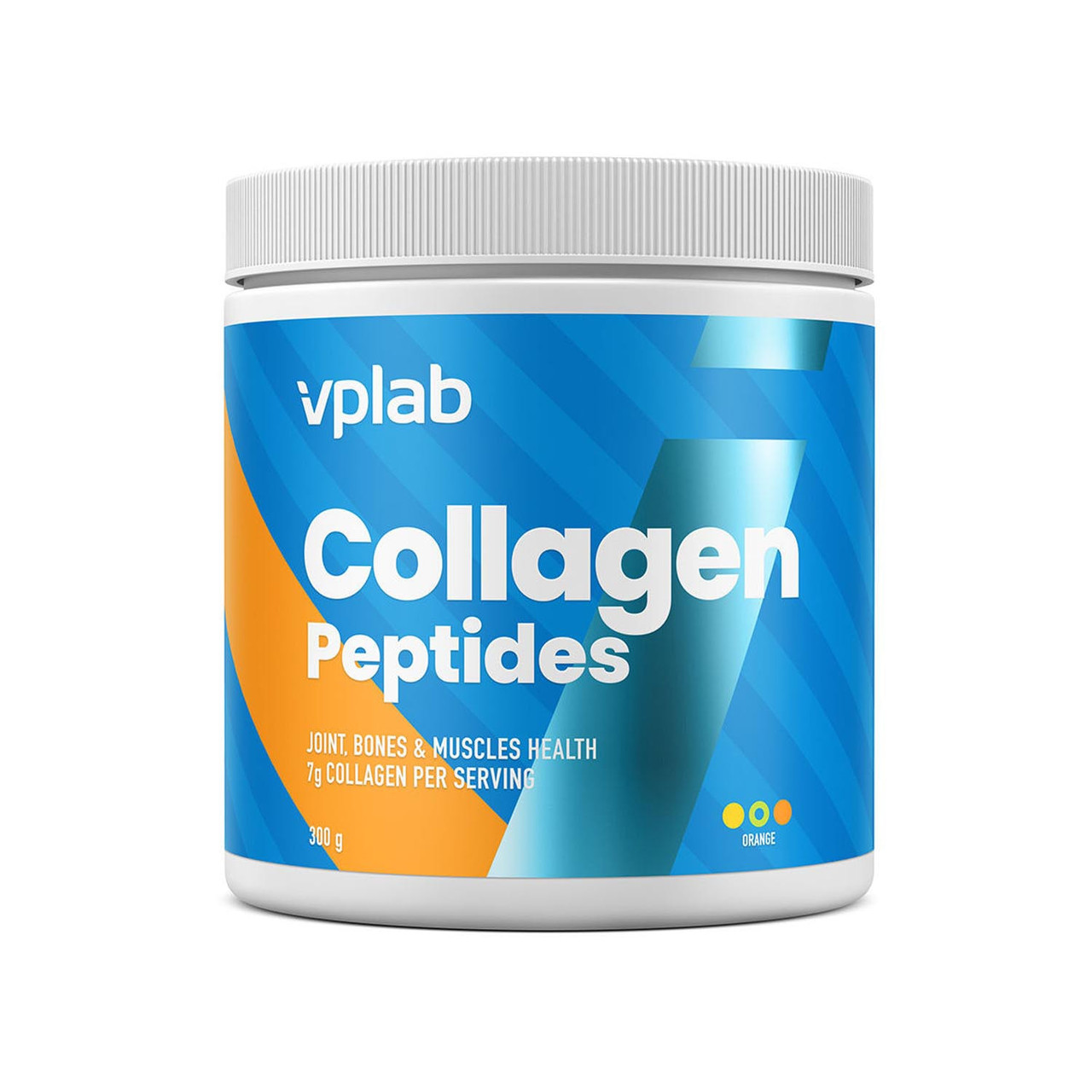 Пептиди Колагену VPLab Collagen Peptides смак апельсину порошок 300 г, фото 1