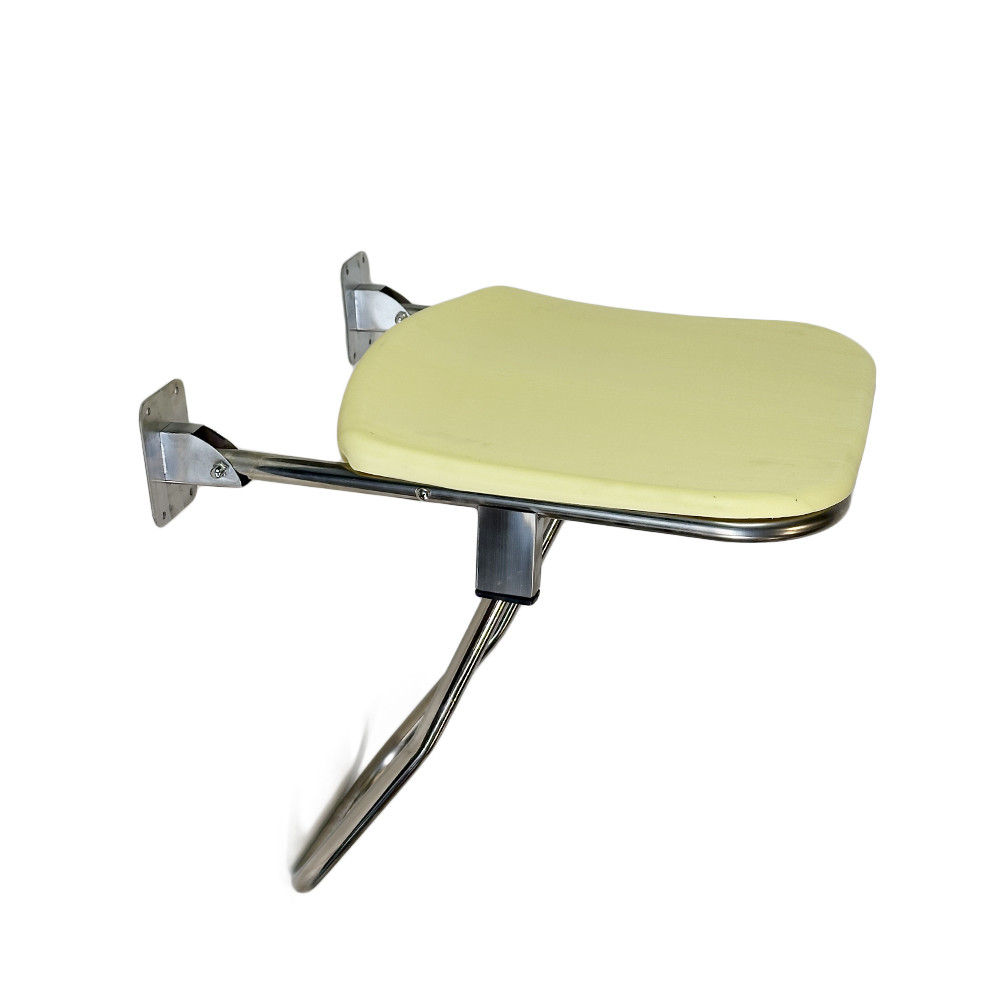 Сидіння для душу відкидне, пластикова сидіння, 38.5x37.5x2.5см Sanpreis