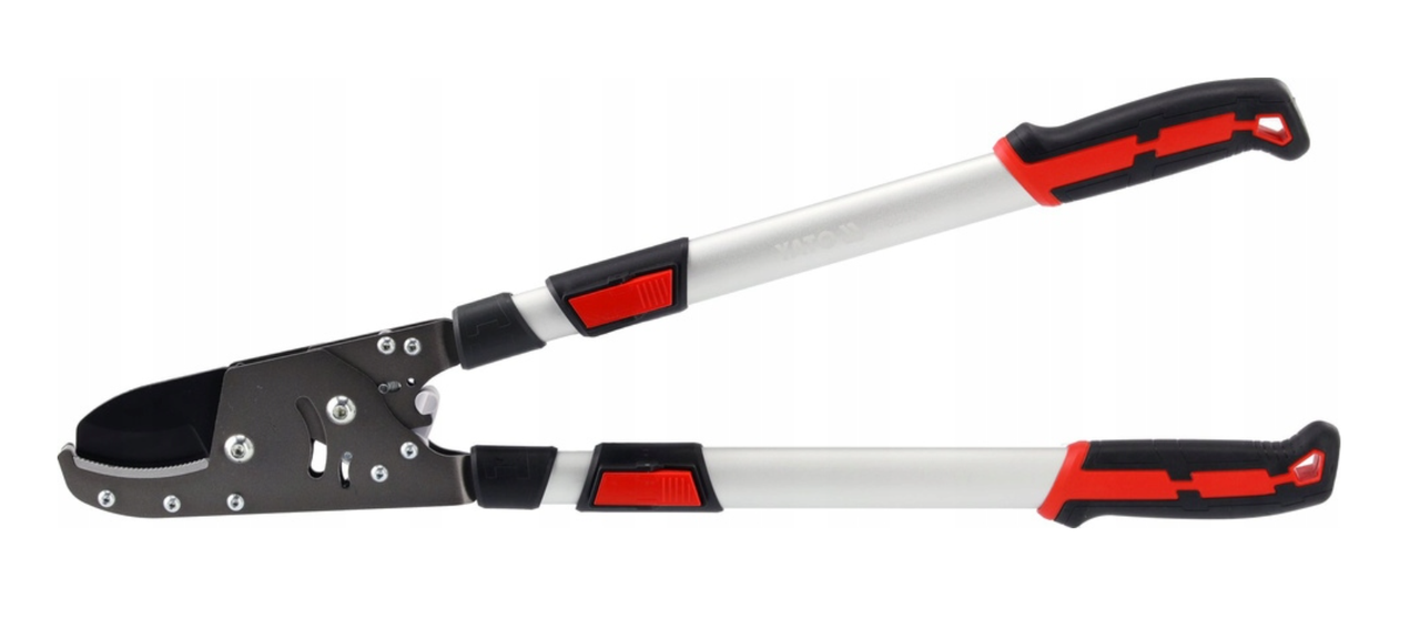 Телескопічний алюмінієвий секатор з тріскачкою та ковадлом YATO YT-88299