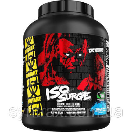 Mutant Iso Surge 2.27 kg ( cookies and cream, vanilla, strawberry, chocolate, banana, chocolate peanut butter)