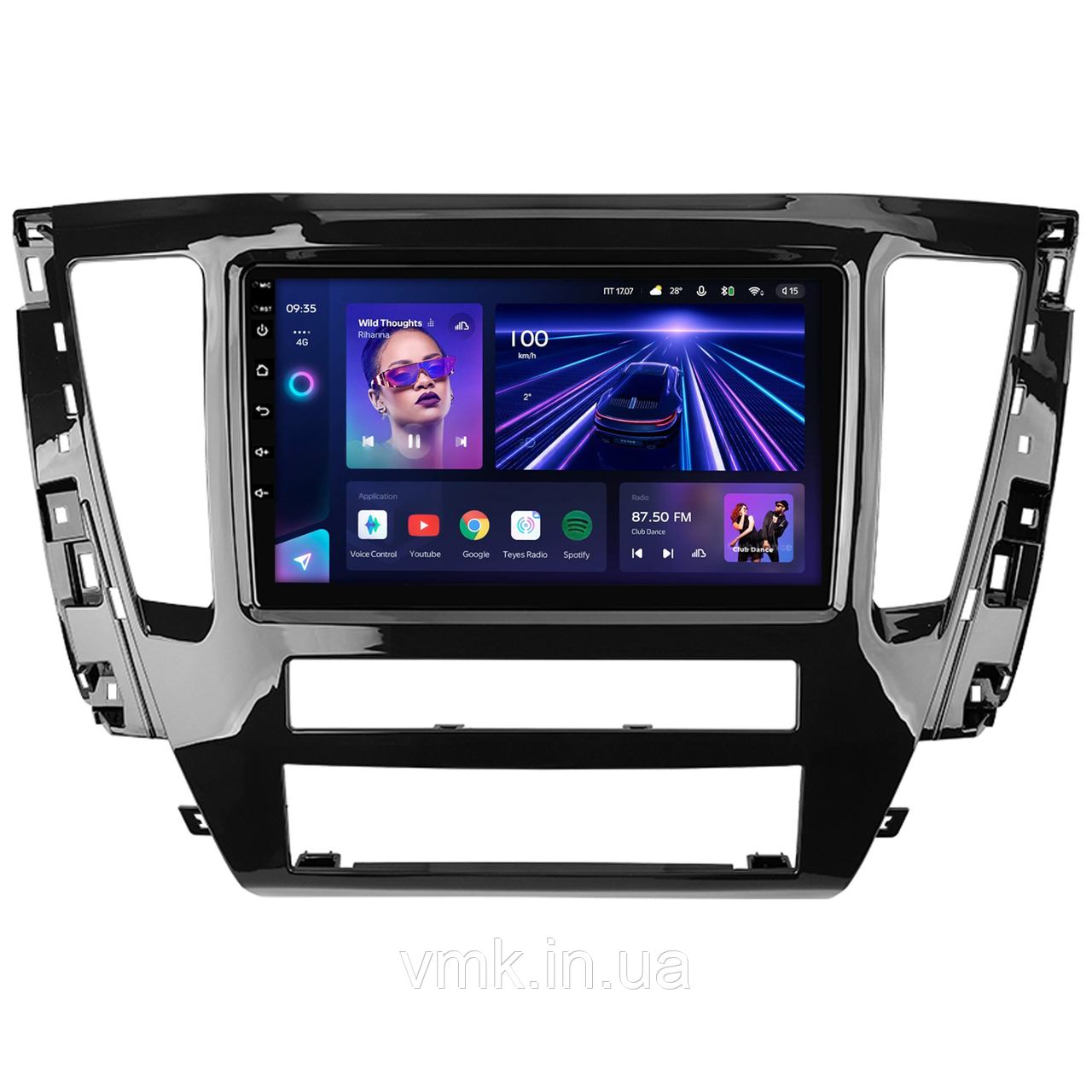 Штатна Магнітола Mitsubishi Pajero Sport 2020-2021 4/64 8 ядер XYAuto 4G DSP CarPlay на Android, фото 1