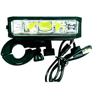 Ліхтар передній DEN 610 на велосипед 900 lum, USB