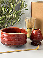 Набір для матчі "Чабако ред" на 4 предмета