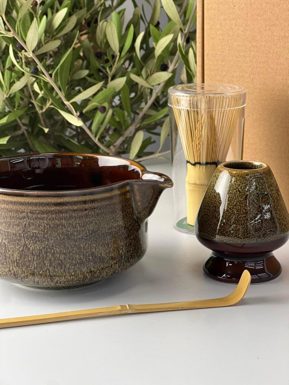 Набір для матчі "Чабако браун" на 4 предмета