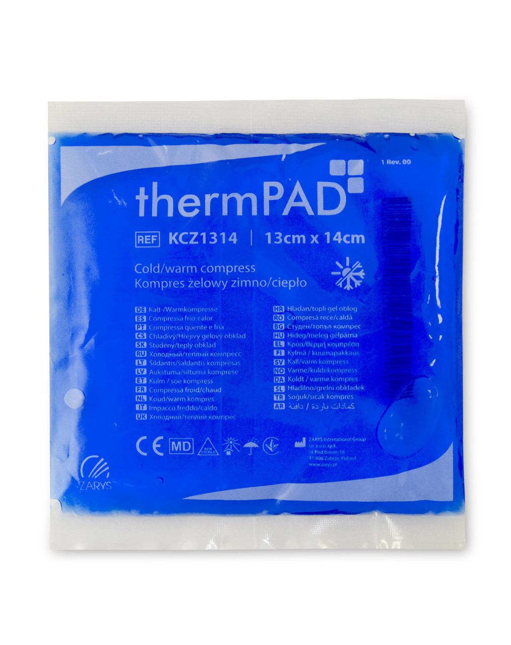 Гелевий термопакет ThermPad (холодний/теплий), 13х14см