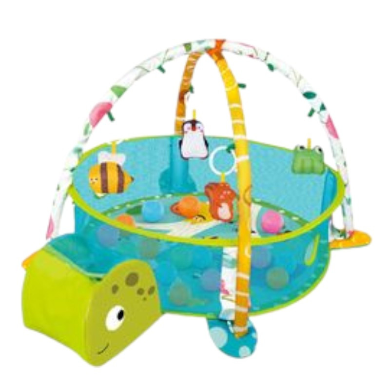 Килимок ігровий (88х68х52 см, кульки, підвіски, пискавки, відсік для зберігання кульок, бортики, 2 еластичні дуги) 368-111 G