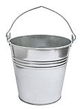 Відро оцинковане 7 літрів одношовне Ø 24 см h=23 см (Метид), фото 2