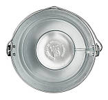 Відро оцинковане 7 літрів одношовне Ø 24 см h=23 см (Метид), фото 4