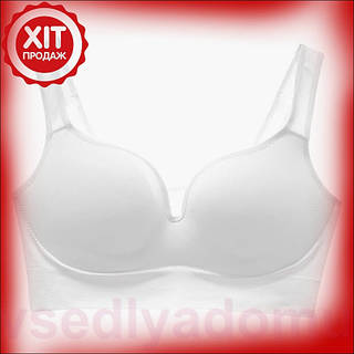 VDD Женский 3D топ Lite Pro Lesko с моделирующим эффектом Push-Up для груди с глубоким декольте белый L VDD11-S