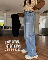 Джинси підліткові на гумці на дівчинку 10-14 років (2 кв) "FUNTIK" недорого від прямого постачальника