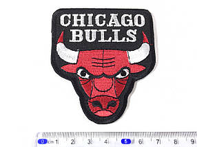 Нашивка chicago bulls (Чикаго Булз) 70х80 мм