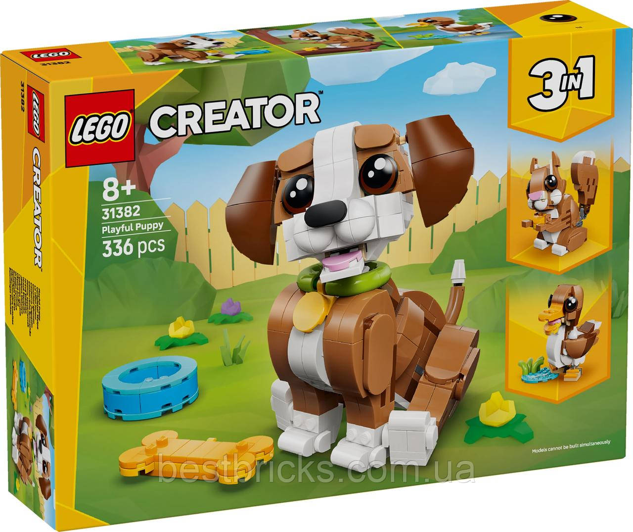 Конструктор Lego Creator Чарівні тварини: грайливе цуценя 31382, фото 1