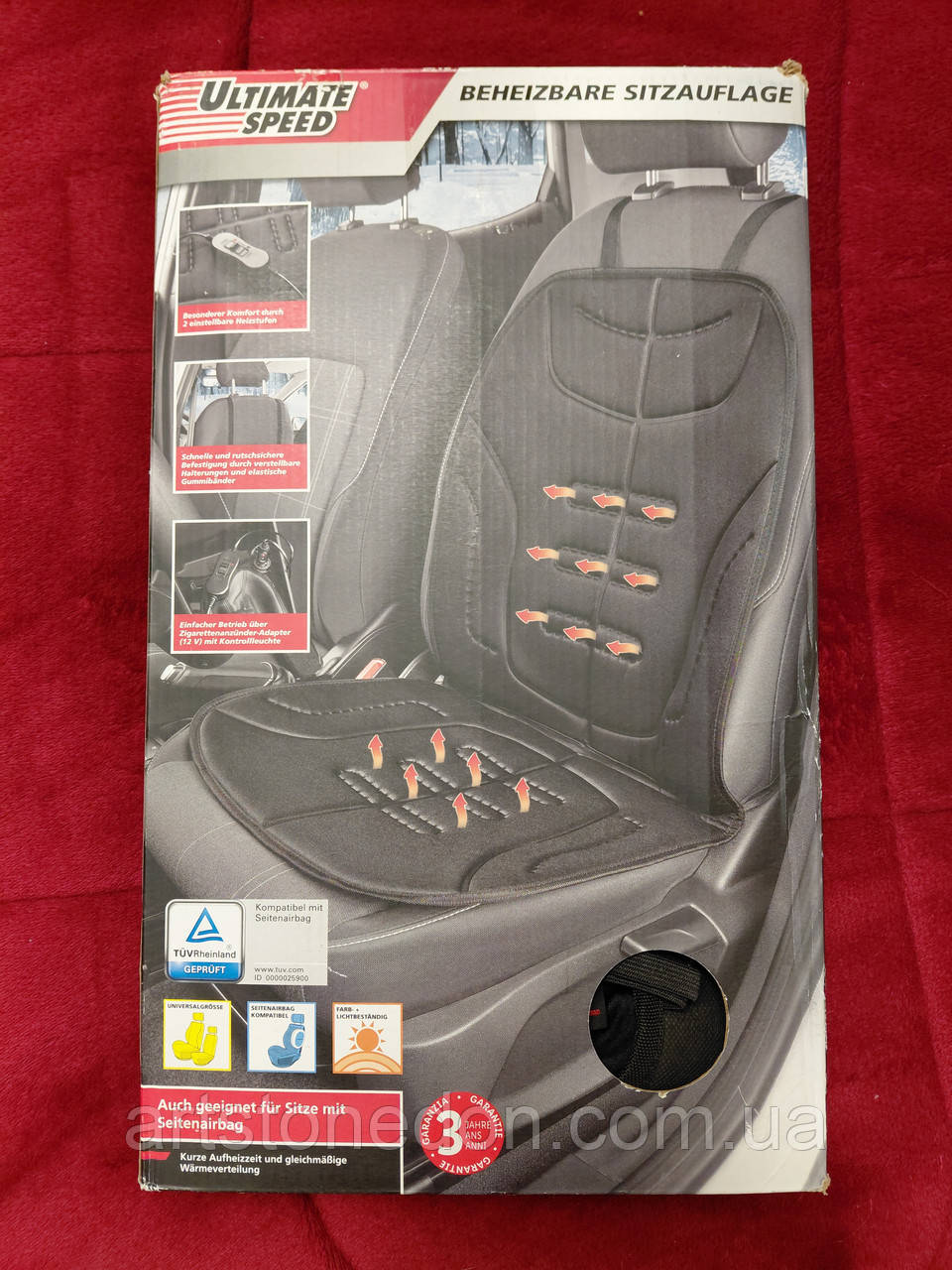 Підігрів сидіння автомобіля Ultimate Speed (Beheizbare Sitzauflage) Німеччина, фото 1